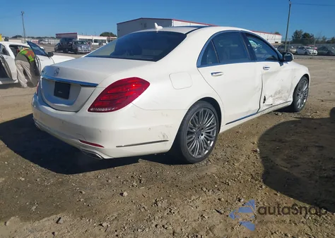 2016 Mercedes-Benz S 550 из США, поврежденный, VIN WDDUG8CB9GA239419